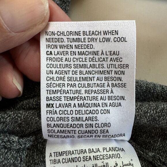 Alfani Men's Cotton Nylon Crewneck Sweater Charcoal Heather Size Small - Picture 8 of 10